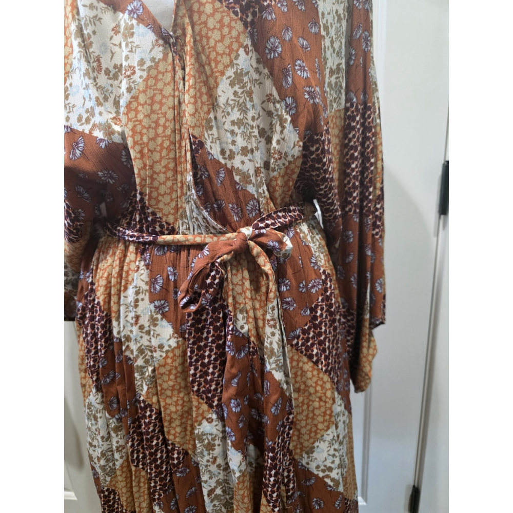 Patchwork Maxi Dress - Picture 4 of 9